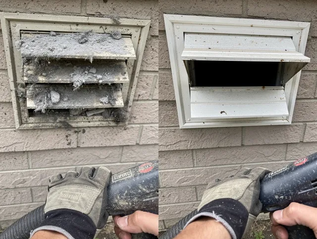 Professional dryer exhaust vent cleaning by New Albany Dryer Vent Cleaning in New Albany