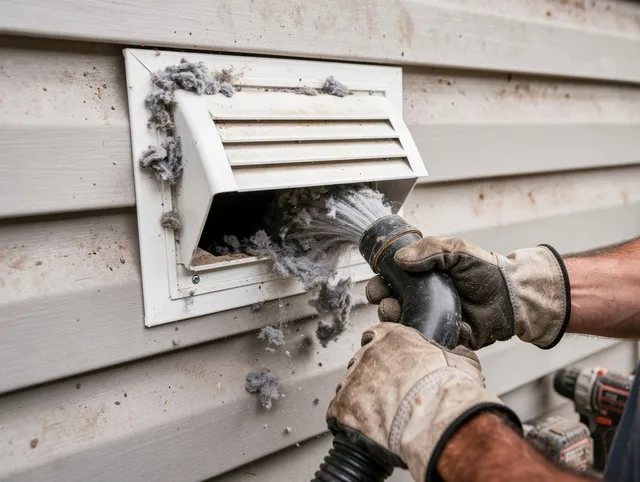 Professional dryer vent cleaning by New Albany Dryer Vent Cleaning in New Albany