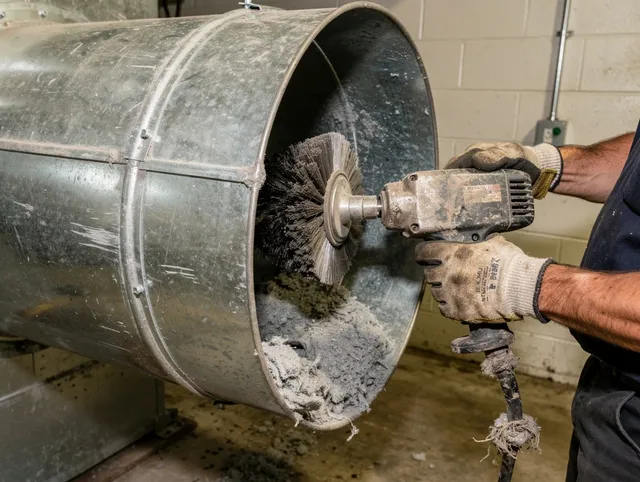 Industrial-grade dryer vent cleaning by New Albany Dryer Vent Cleaning in New Albany