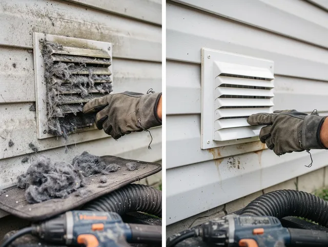 Residential dryer vent cleaning by New Albany Dryer Vent Cleaning in New Albany